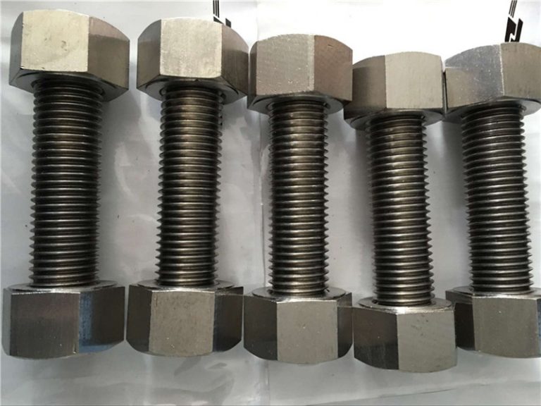 hợp kim niken 400 en2.4360 thanh chủ đề đầy đủ với ốc vít